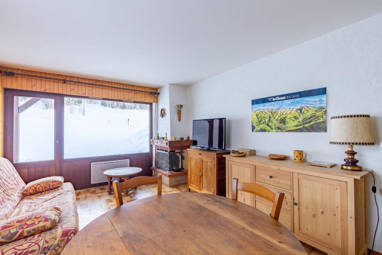 Apartment With Terrace At The Foot Of The Slopes La Clusaz Dış mekan fotoğraf
